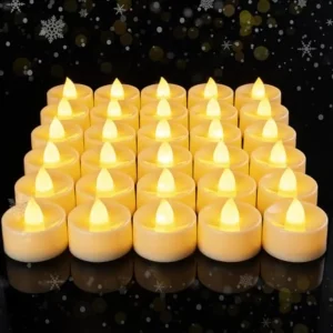Amagic 30Pcs Flickering Flameless Tea Lights